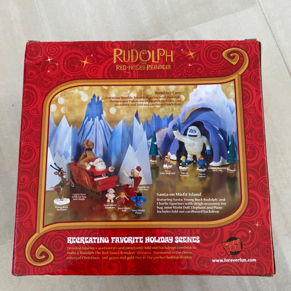 NIB Rudolph Scenic Display Set - Picture 4 of 5